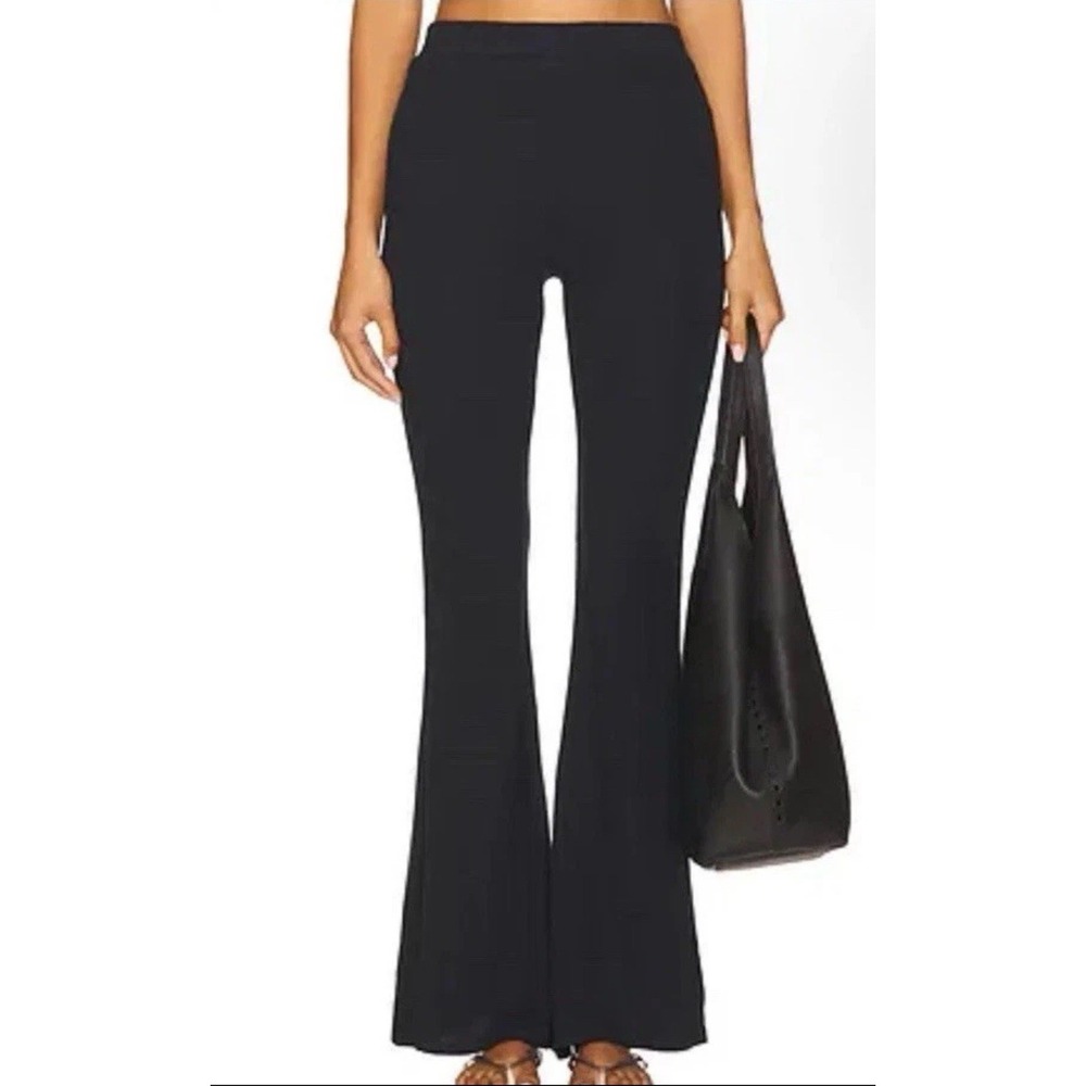 NWT 525 america Revolve black Flare Leggings Stretch pants SMALL